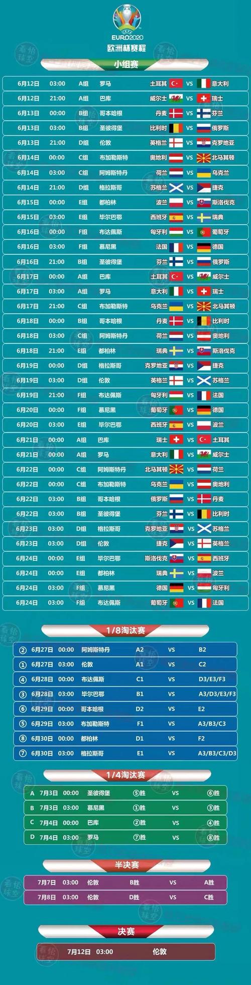 2021世界杯赛程表时间的相关图片